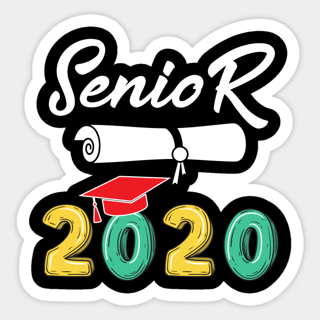 Senior 2020 Graduation Sticker by Work Memes